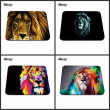 Charger l&#39;image dans la galerie, Hot 2017 Low High Quality Glowing Lion Art And Tiger Pattern Durable Mini Optics Computer Rectangular Game and Office Mouse Pad