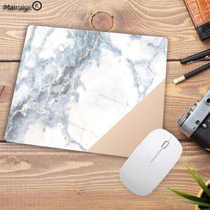 Mairuige Promotion Russia White Pink Gold Marble Gaming Office Mice  Mouse pad PC Computer mat Size for 180x220x2mm Mousepad