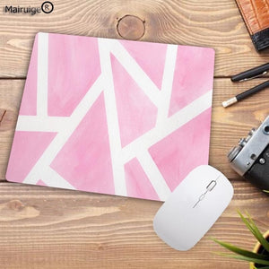 Mairuige Promotion Russia White Pink Gold Marble Gaming Office Mice  Mouse pad PC Computer mat Size for 180x220x2mm Mousepad