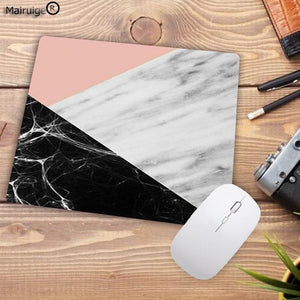 Mairuige Promotion Russia White Pink Gold Marble Gaming Office Mice  Mouse pad PC Computer mat Size for 180x220x2mm Mousepad