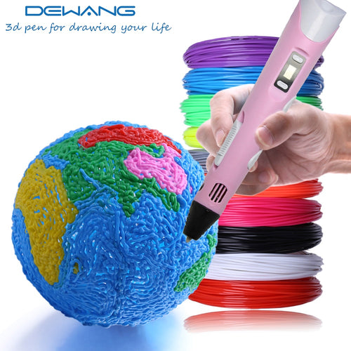 DEWANG 3d Magic Pen with LCD Display Screen Children DIY Creation Smart Pen for Birthday Gifts Lapiz 3d Printing Pen Stylo