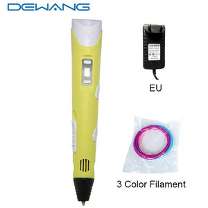 DEWANG 3d Magic Pen with LCD Display Screen Children DIY Creation Smart Pen for Birthday Gifts Lapiz 3d Printing Pen Stylo