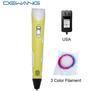 DEWANG 3d Magic Pen with LCD Display Screen Children DIY Creation Smart Pen for Birthday Gifts Lapiz 3d Printing Pen Stylo