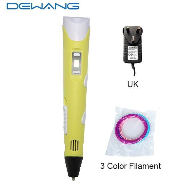 DEWANG 3d Magic Pen with LCD Display Screen Children DIY Creation Smart Pen for Birthday Gifts Lapiz 3d Printing Pen Stylo