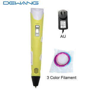 DEWANG 3d Magic Pen with LCD Display Screen Children DIY Creation Smart Pen for Birthday Gifts Lapiz 3d Printing Pen Stylo