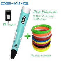 Charger l&#39;image dans la galerie, DEWANG 3d Magic Pen with LCD Display Screen Children DIY Creation Smart Pen for Birthday Gifts Lapiz 3d Printing Pen Stylo