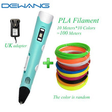 Charger l&#39;image dans la galerie, DEWANG 3d Magic Pen with LCD Display Screen Children DIY Creation Smart Pen for Birthday Gifts Lapiz 3d Printing Pen Stylo