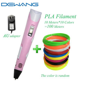 DEWANG 3d Magic Pen with LCD Display Screen Children DIY Creation Smart Pen for Birthday Gifts Lapiz 3d Printing Pen Stylo