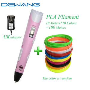 DEWANG 3d Magic Pen with LCD Display Screen Children DIY Creation Smart Pen for Birthday Gifts Lapiz 3d Printing Pen Stylo