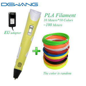 DEWANG 3d Magic Pen with LCD Display Screen Children DIY Creation Smart Pen for Birthday Gifts Lapiz 3d Printing Pen Stylo