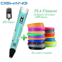 Charger l&#39;image dans la galerie, DEWANG 3d Magic Pen with LCD Display Screen Children DIY Creation Smart Pen for Birthday Gifts Lapiz 3d Printing Pen Stylo