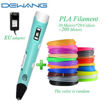 Charger l&#39;image dans la galerie, DEWANG 3d Magic Pen with LCD Display Screen Children DIY Creation Smart Pen for Birthday Gifts Lapiz 3d Printing Pen Stylo