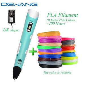 DEWANG 3d Magic Pen with LCD Display Screen Children DIY Creation Smart Pen for Birthday Gifts Lapiz 3d Printing Pen Stylo