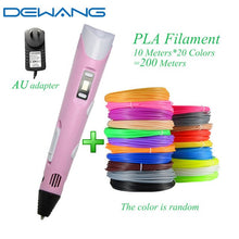 Charger l&#39;image dans la galerie, DEWANG 3d Magic Pen with LCD Display Screen Children DIY Creation Smart Pen for Birthday Gifts Lapiz 3d Printing Pen Stylo