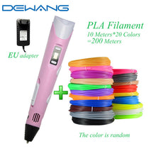 Charger l&#39;image dans la galerie, DEWANG 3d Magic Pen with LCD Display Screen Children DIY Creation Smart Pen for Birthday Gifts Lapiz 3d Printing Pen Stylo