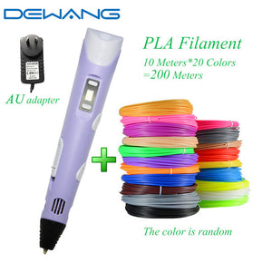 DEWANG 3d Magic Pen with LCD Display Screen Children DIY Creation Smart Pen for Birthday Gifts Lapiz 3d Printing Pen Stylo