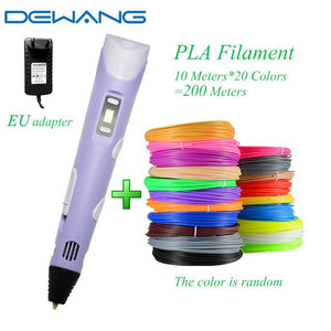 DEWANG 3d Magic Pen with LCD Display Screen Children DIY Creation Smart Pen for Birthday Gifts Lapiz 3d Printing Pen Stylo