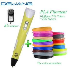 DEWANG 3d Magic Pen with LCD Display Screen Children DIY Creation Smart Pen for Birthday Gifts Lapiz 3d Printing Pen Stylo