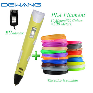 DEWANG 3d Magic Pen with LCD Display Screen Children DIY Creation Smart Pen for Birthday Gifts Lapiz 3d Printing Pen Stylo