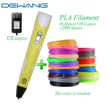 Charger l&#39;image dans la galerie, DEWANG 3d Magic Pen with LCD Display Screen Children DIY Creation Smart Pen for Birthday Gifts Lapiz 3d Printing Pen Stylo