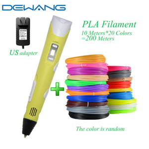 DEWANG 3d Magic Pen with LCD Display Screen Children DIY Creation Smart Pen for Birthday Gifts Lapiz 3d Printing Pen Stylo