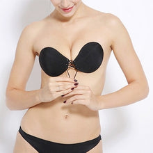 Charger l&#39;image dans la galerie, Women Invisible Bra Super Push Up Seamless Self-Adhesive Sticky Wedding Party Front Strapless A B C D Cup Fly Bra