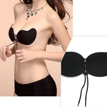 Charger l&#39;image dans la galerie, Women Invisible Bra Super Push Up Seamless Self-Adhesive Sticky Wedding Party Front Strapless A B C D Cup Fly Bra