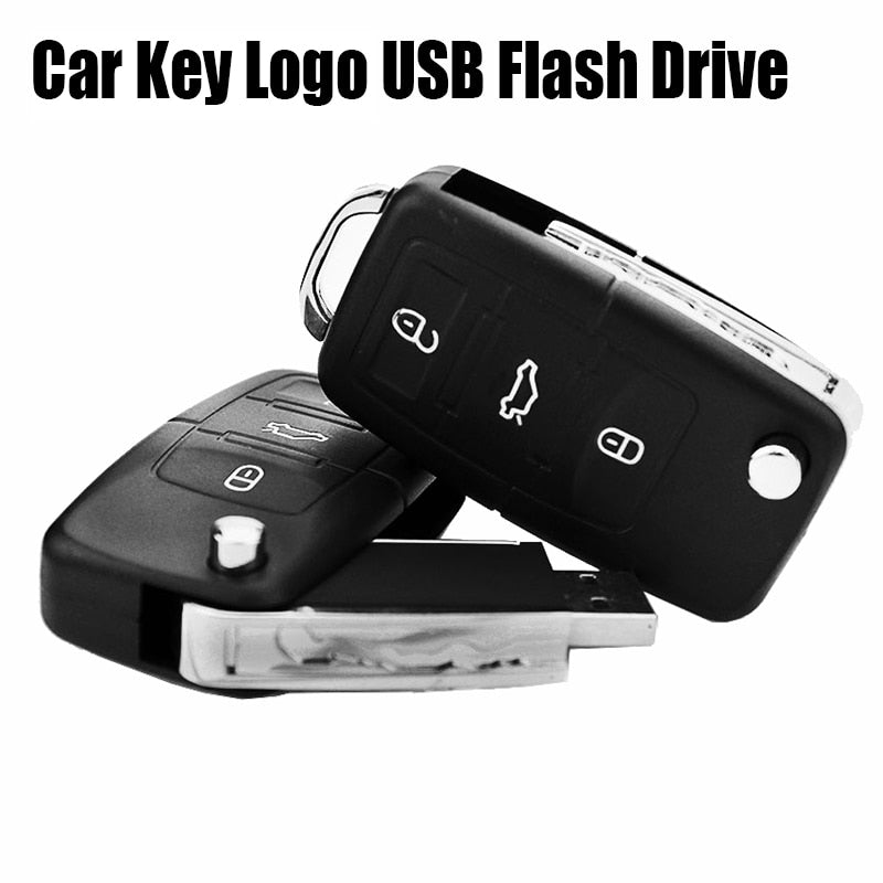 2018 New Eshanmu VW Car Key Logo Pendrive 128 GB USB Flash Drive 128GB 64GB 32GB 16GB 8GB Pen Drive Personalizado Memory Stick